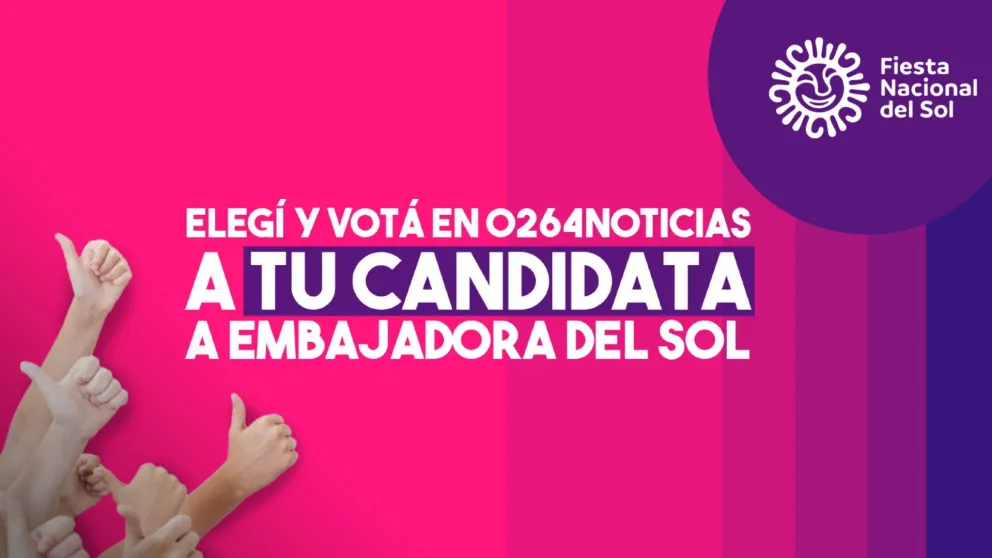 Ingresá y votá por la candidata a Embajadora Nacional del Sol en 0264Noticias