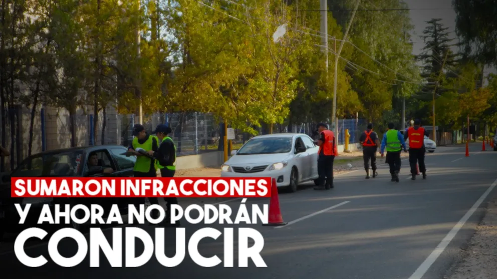 En dos días notificaron a 600 personas por inhabilitación para conducir