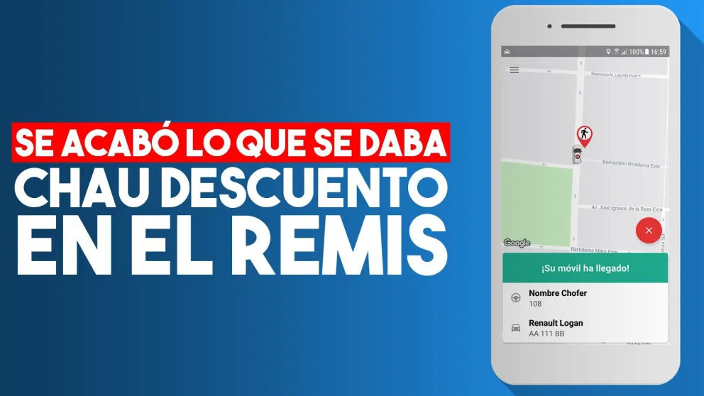 Chau descuento: no habrá más promociones en remises pedidos por la app
