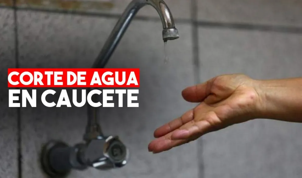 Nuevo corte de agua potable en zonas de Caucete