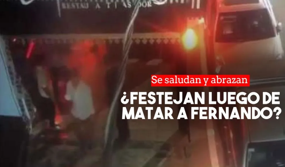 El video que muestra el abrazo de los rugbiers segundos después de asesinar a Fernando Báez Sosa