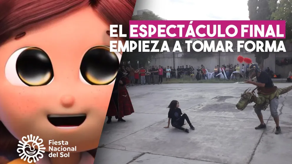Te mostramos cómo se prepara el espectáculo final de la FNS