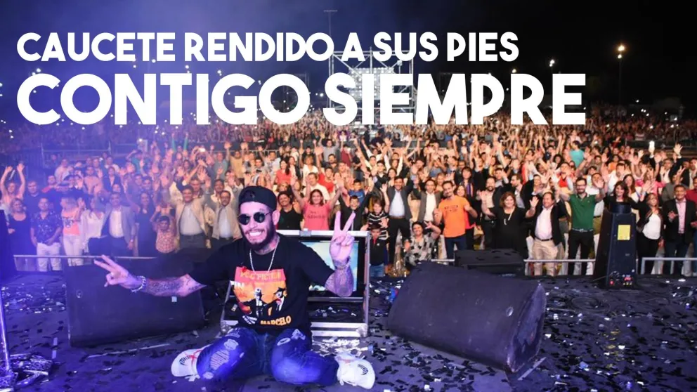 Más de 60 mil personas disfrutaron de la primera noche de la fiesta caucetera