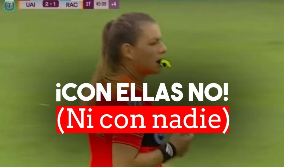 Echaron a un hincha de la tribuna por insultar a la árbitra