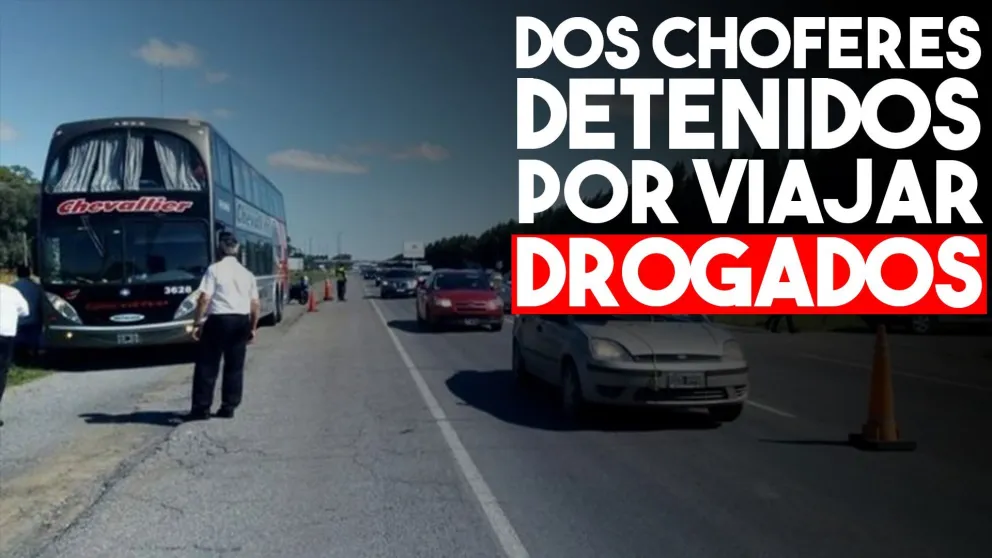Detuvieron a dos choferes de micro por consumo de cocaína