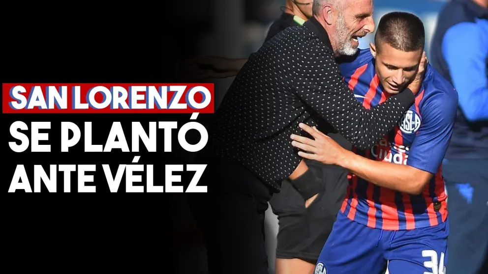 San Lorenzo: 1-0, aguantó con 10 y triunfazo sobre Vélez
