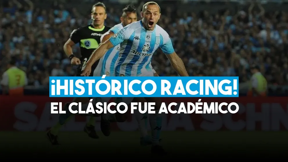 Racing jugó un partidazo ante un tibio Independiente e hizo historia