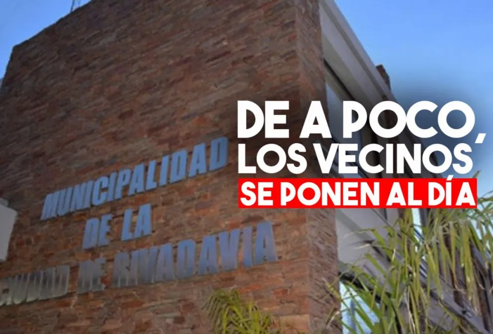 Con el plan de moratoria, los vecinos de Rivadavia abonan un 30% menos