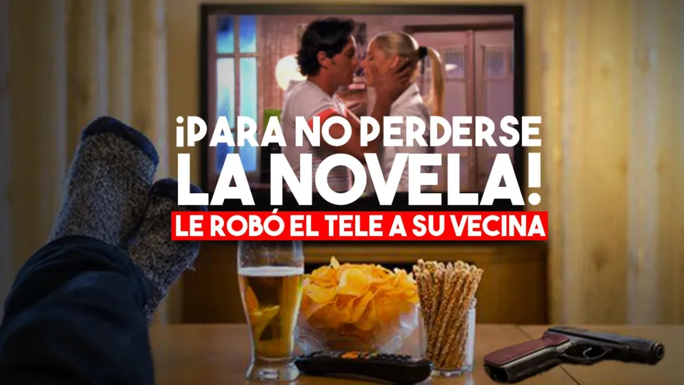 Le robó el televisor a su vecina y lo detuvieron