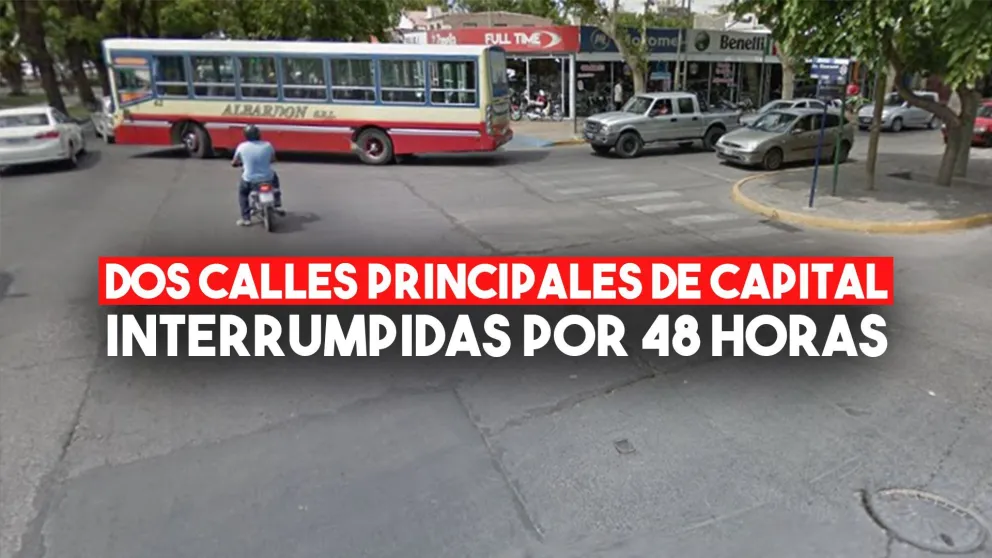 Interrumpirán el tránsito en una de las calles principales de Capital