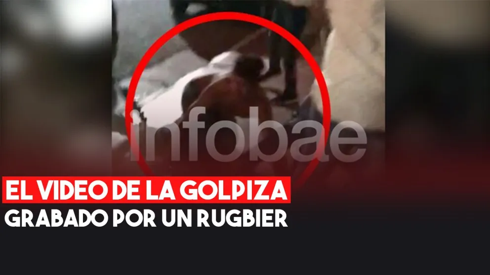 El video del inicio de la golpiza a Fernando grabado por uno de los rugbiers