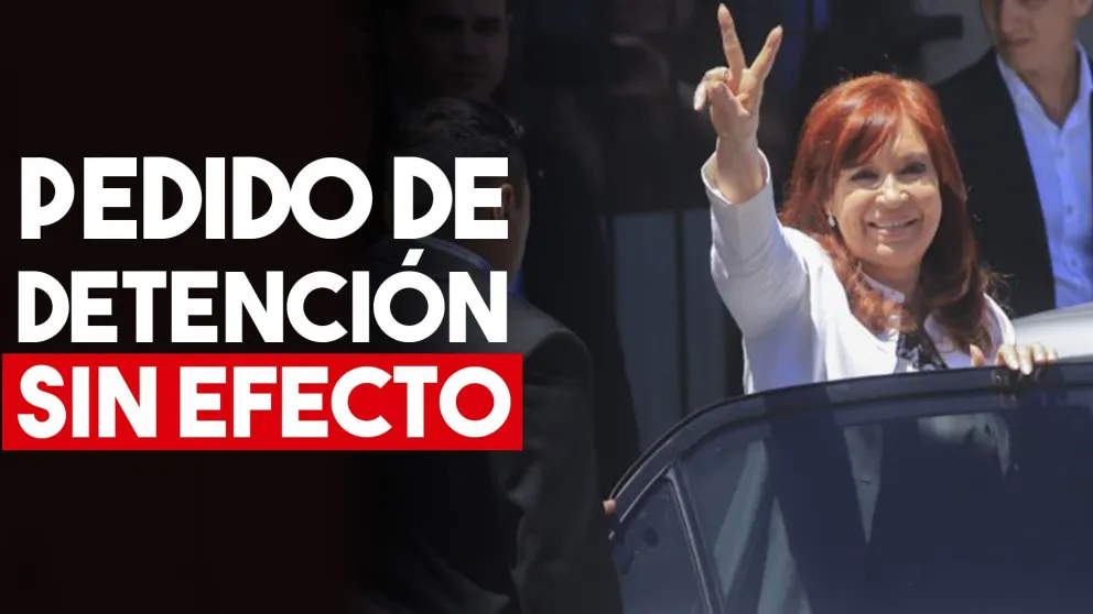 Casación dejó sin efecto el pedido de detención de Cristina en la causa Cuadernos