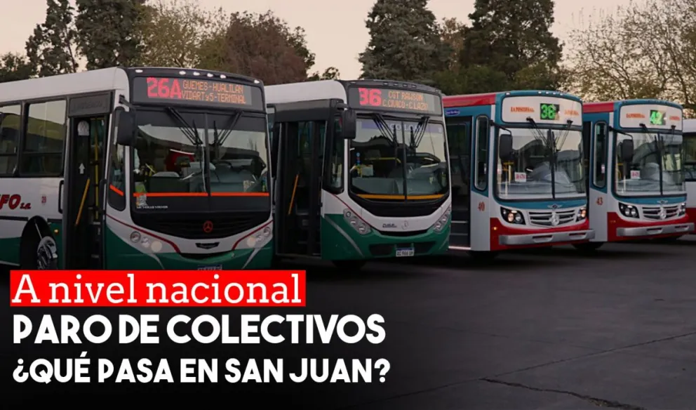 San Juan no adhiere al paro nacional anunciado por un sector de la UTA