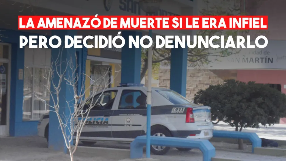 La golpeó y la amenazó con un cuchillo pero no lo denunció