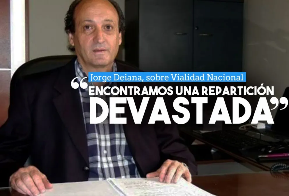 Jorge Deiana: "Encontramos una repartición devastada"