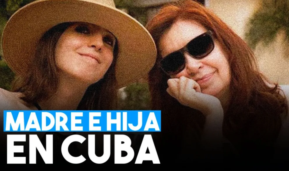 Cristina publicó la primera foto con su hija Florencia en Cuba