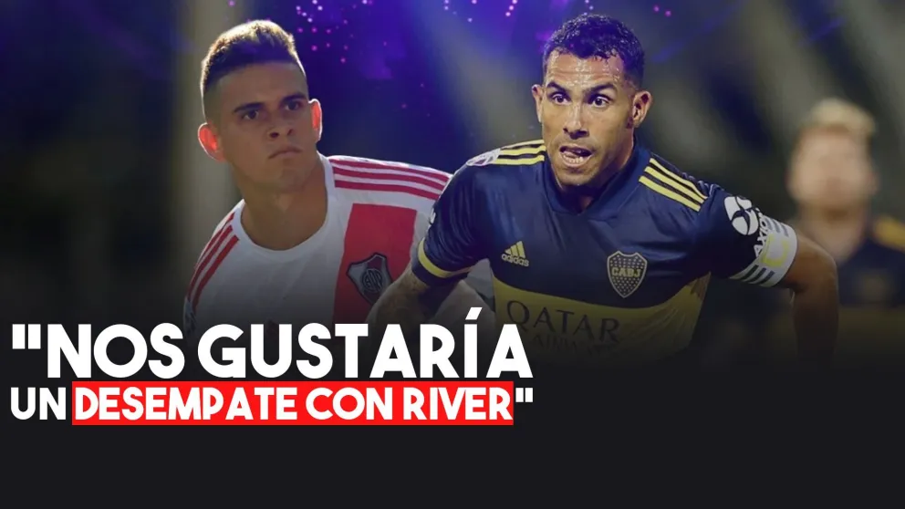 “Nos gustaría un desempate con River"