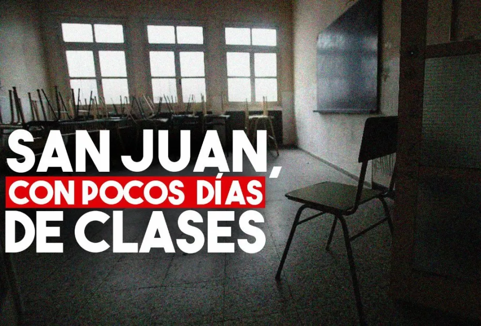 San Juan es una de las provincias con menos días de clases