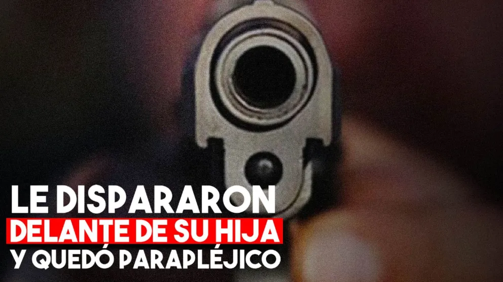 Lo balearon delante de su hija para robarle una cadena de oro y quedó parapléjico