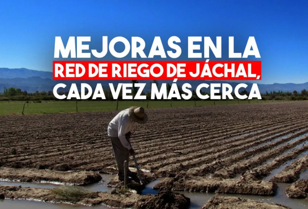 A fines de marzo, llamarán a licitación para la Red de Riego de Jáchal