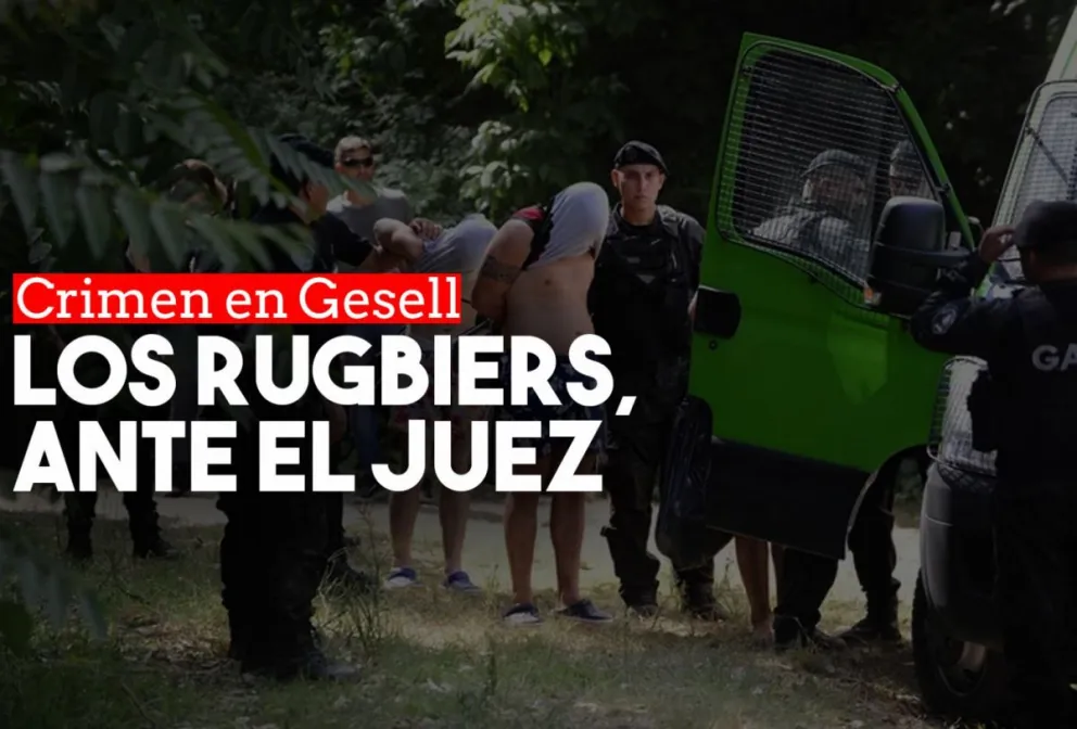 Crimen en Villa Gesell: trasladan a los rugbiers a la audiencia por el asesinato de Fernando Báez Sosa