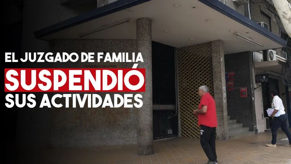 Por problemas cloacales, suspendieron actividades y evacuaron al público del Juzgado de Familia