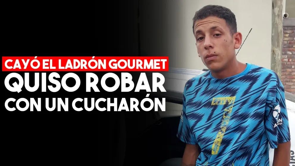 Intentó robar un teléfono con un cucharón de la cocina y terminó detenido