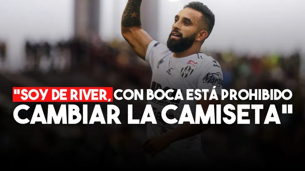 Jonathan Herrera: "Soy de River, con Boca está prohibido cambiar camiseta"