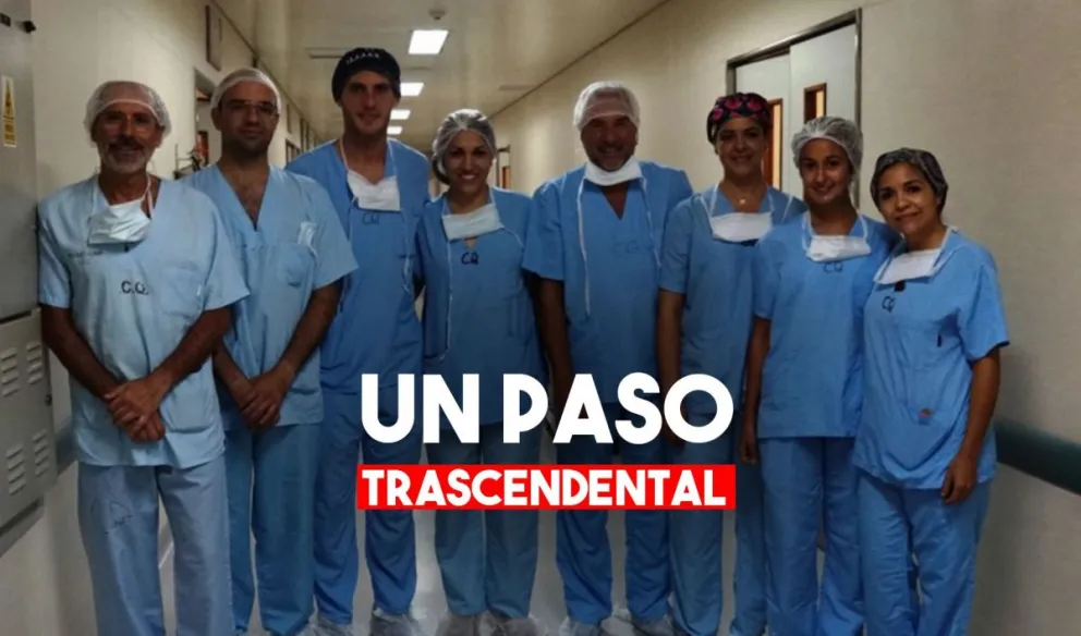 Histórico: salud pública realizó el primer trasplante de córnea