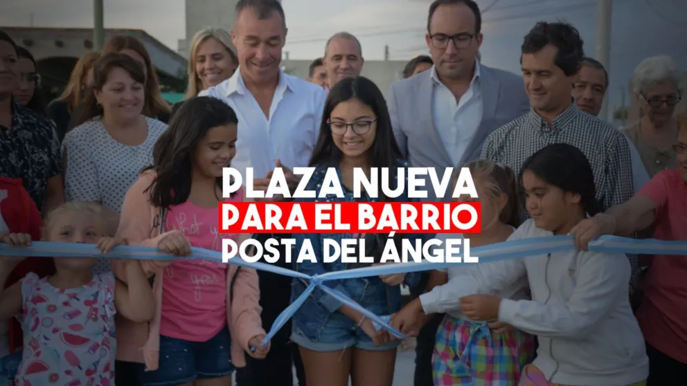 El barrio Posta del Ángel estrenó plaza nueva