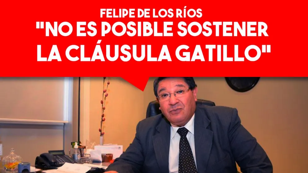Felipe de los Ríos: “No es posible sostener la cláusula gatillo”