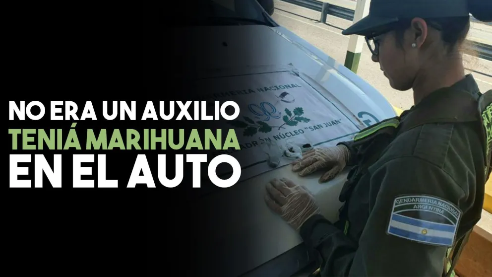 Pararon a un conductor por rutina y le encontraron marihuana en el auto