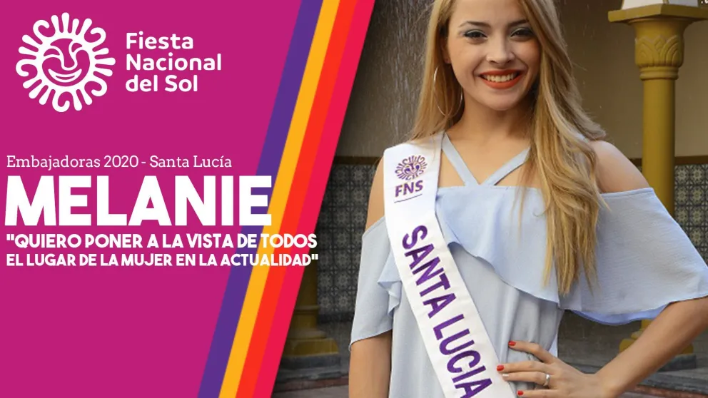 Melanie, una embajadora que busca hacer valer los derechos de la mujer en la sociedad