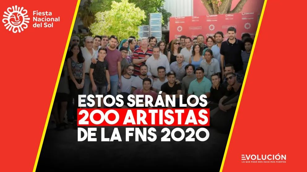 Conocé a los 200 artistas que estarán durante la Fiesta Nacional del Sol 2020