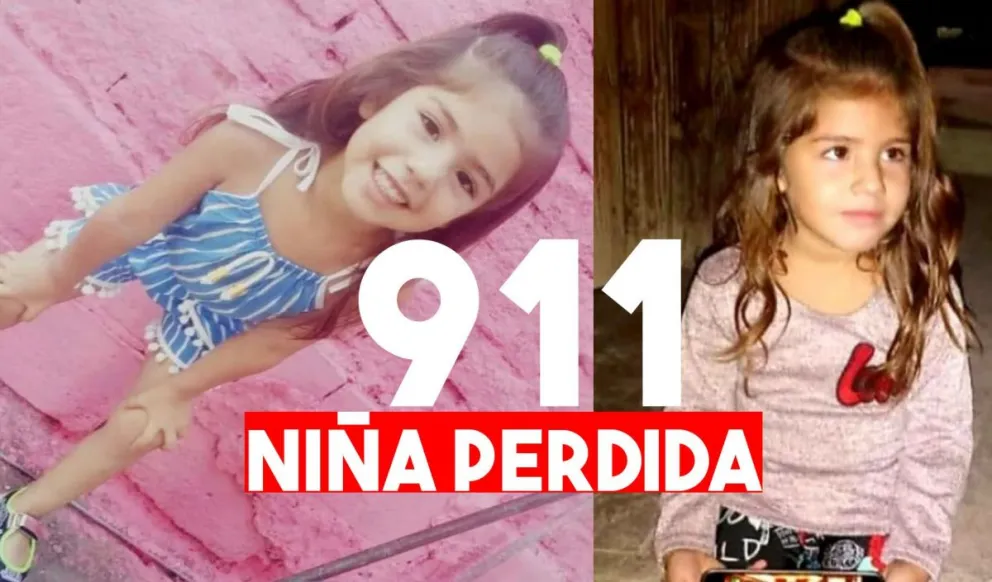 Intensa búsqueda de una nena de 4 años