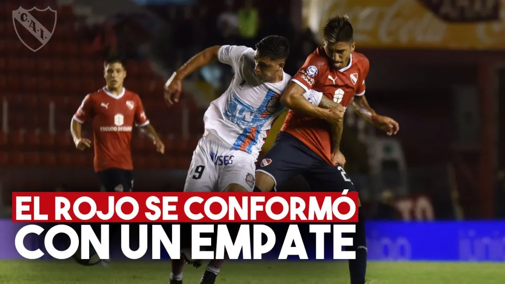 A Independiente le alcanzó sólo para el empate
