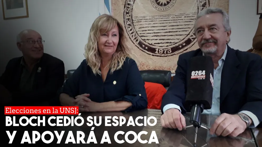 Bloch y Coca se unieron para crear un solo espacio para las elecciones