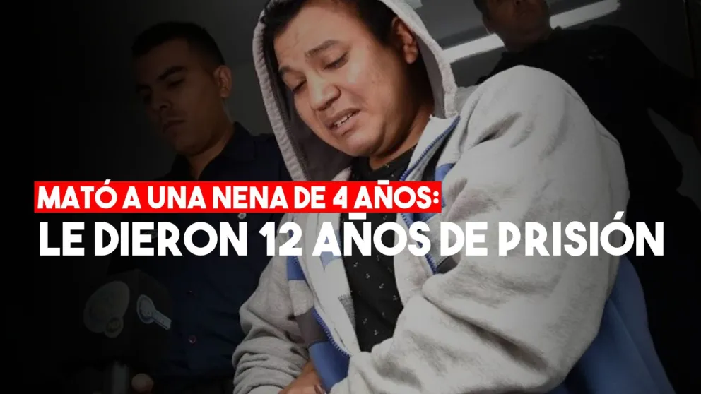 El hombre que mató a una nena de 4 años de un tiro acordó 12 años de prisión