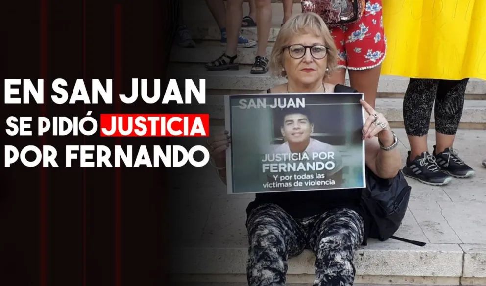 A un mes del crimen en Villa Gesell, San Juan se unió para pedir justicia por Fernando