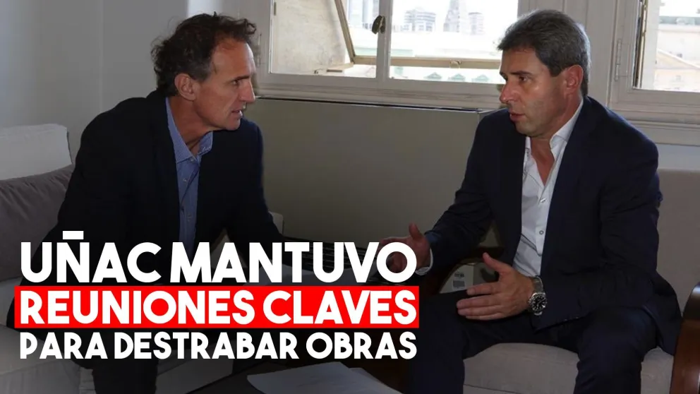 Uñac se reunió con el Ministro de Obras de la Nación y el titular de ENOHSA