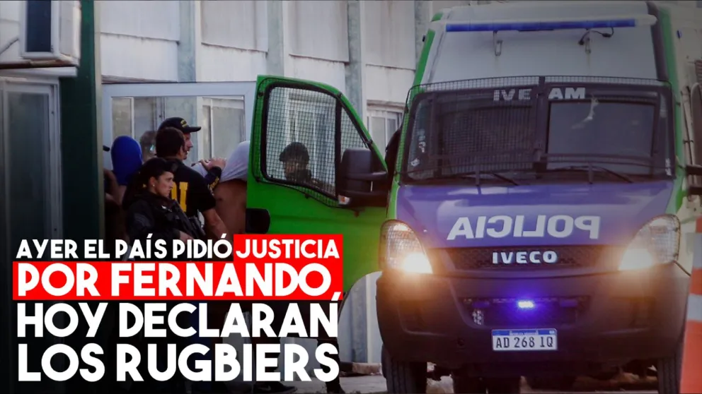 El día después de la marcha por justicia, los rugbiers declaran