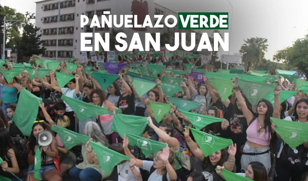 Pañuelazo por el #19F: En San Juan se movilizaron para reclamar por el aborto legal