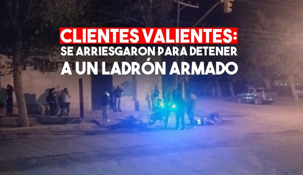 Entró armado a robar a un local en Rodeo y lo redujeron los clientes