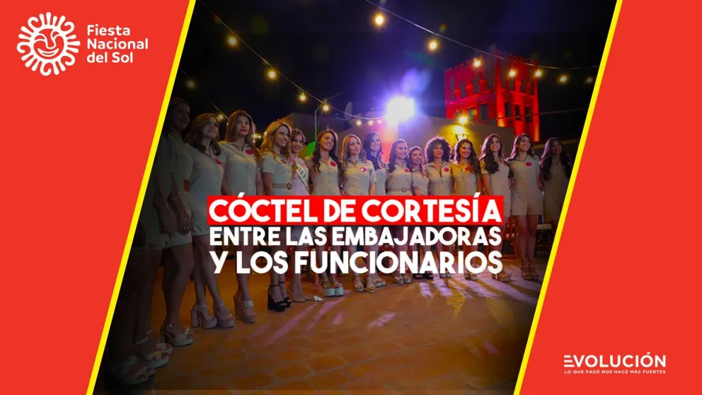 Uñac compartió un "cóctel de cortesía" con las embajadoras de la FNS