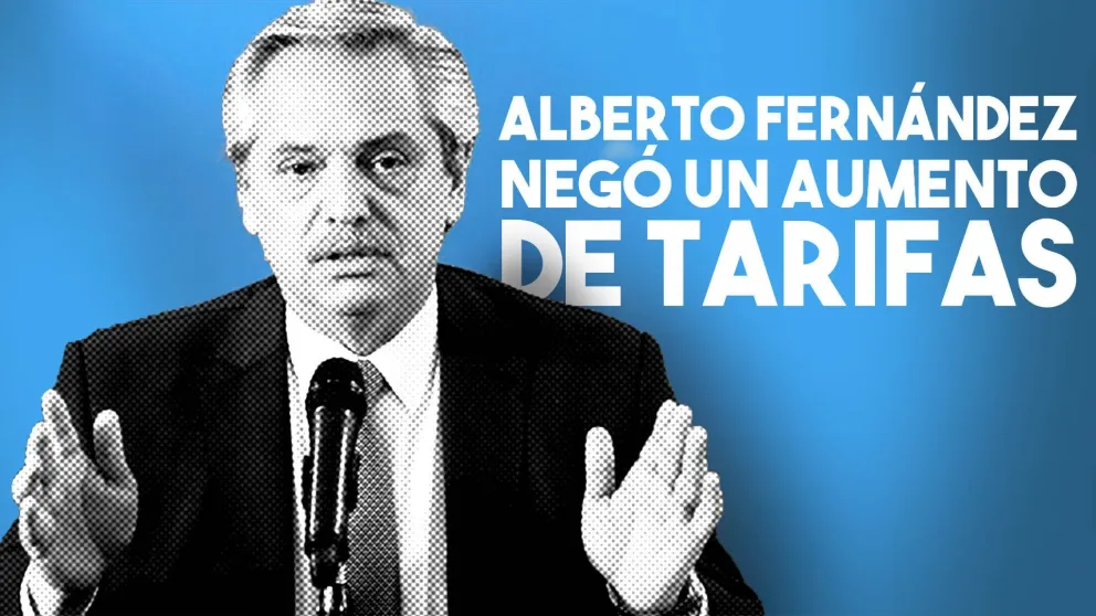 Alberto Fernández puso en duda el aumento de las tarifas: "Que nadie se apure, hoy no está en carpeta"