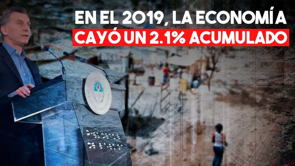 En el último año de Macri, la actividad económica acumuló una caída del 2,1%