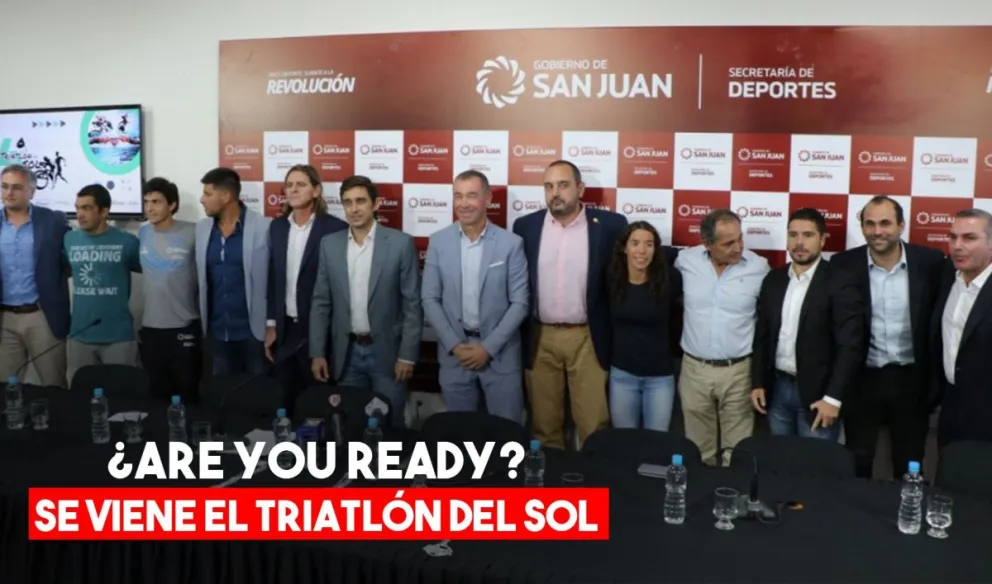 Se presentó la 4ta edición del Triatlón del Sol