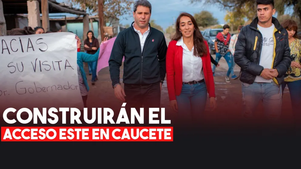 Construirán viviendas, reactivación de obras de cloacas y construirán un acceso en Caucete