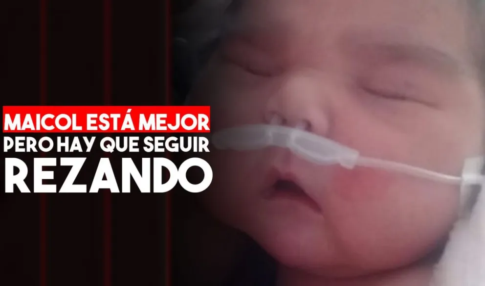 Maicol continúa en terapia intensiva pero evoluciona favorablemente