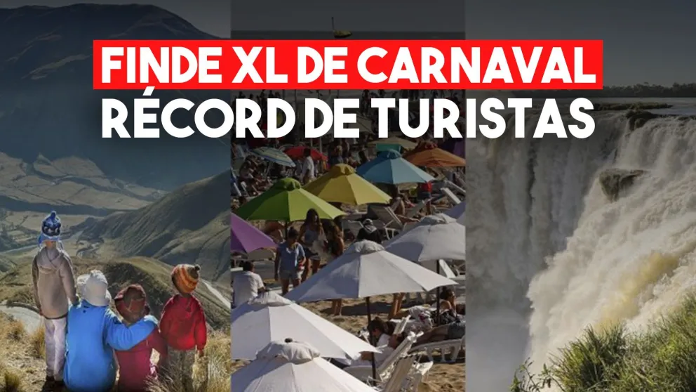 Récord de turistas en el fin de semana largo de Carnaval